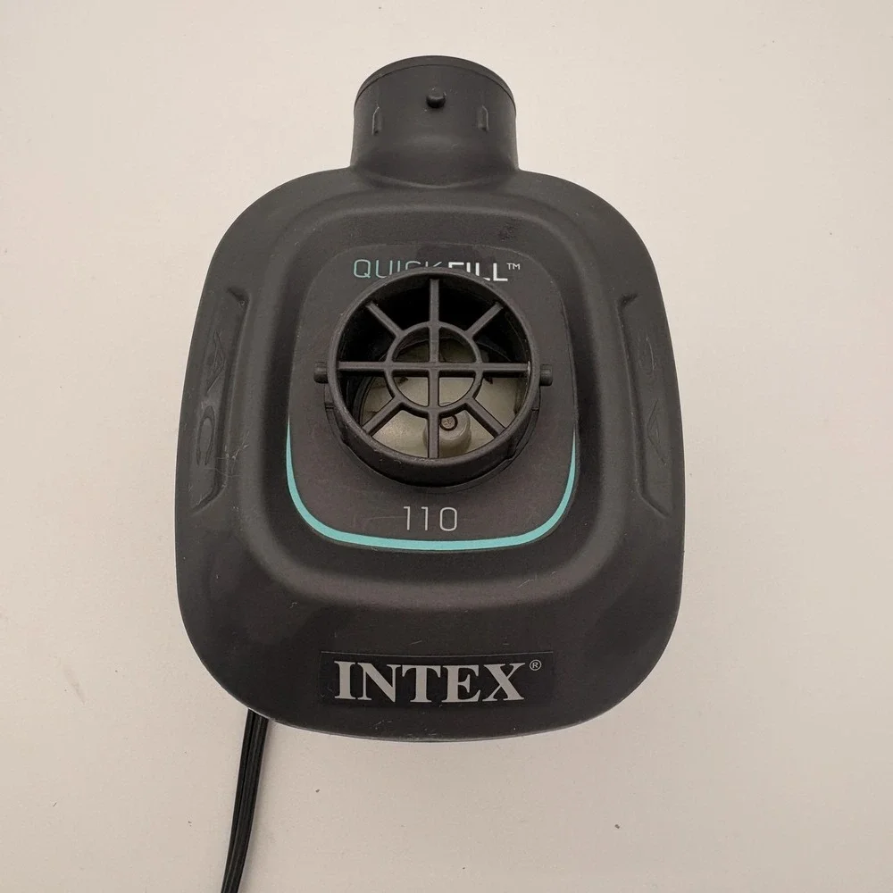 Intex Quick-Fill Electric Air Pump Inflator Deflator AP639 Black Camping Gear